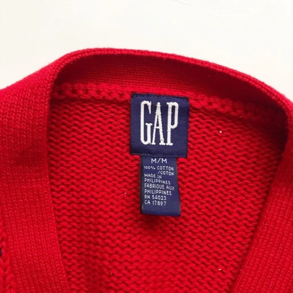 Vintage BABygap knit argyle cardigan EUC M(8-9Y)